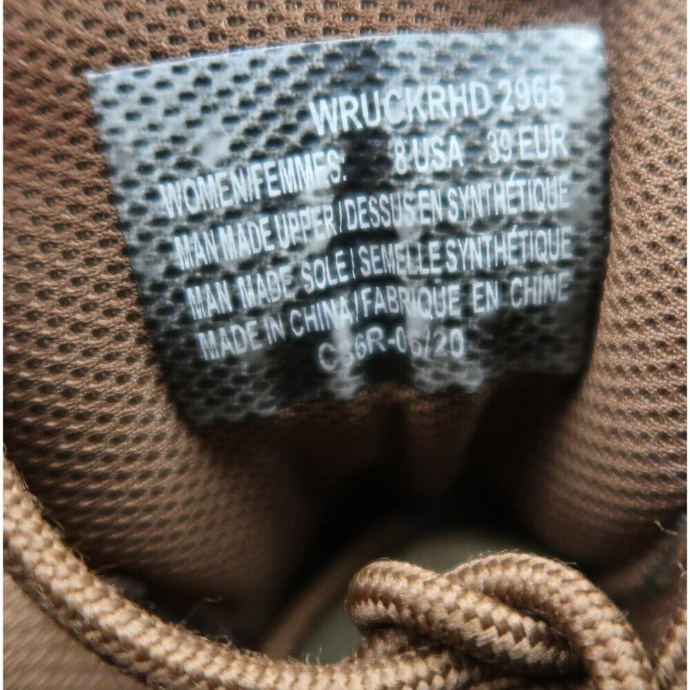 Lugz Shoes Womens 8 Boots Combat Work Lace Up Outdoor Convoy Brown Lug Sole Mid - Picture 8 of 16
